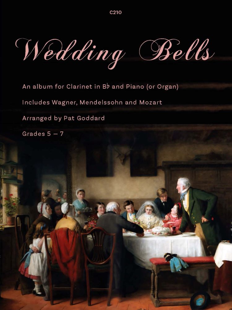 Wedding Bells Goddard Clarinet & Piano (or Organ) Sheet Music Songbook