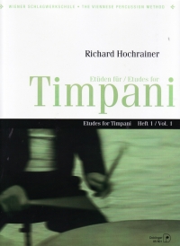 Etudes Vol 1 Hochrainer For Timpani Sheet Music Songbook
