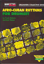 Afro-cuban Rhythms For The Drumset Book Cd Sheet Music Songbook