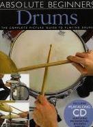 Absolute Beginners Drums Picture Guide + Audio Sheet Music Songbook