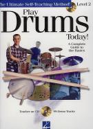 Play Drums Today Level 2 Book & Cd Sheet Music Songbook