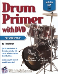 Drum Primer For Beginners Wimer Book & Dvd Sheet Music Songbook