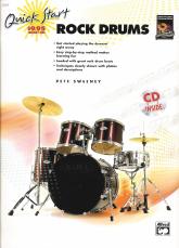 Quick Start Rock Drums Sweeney Book & Cd Sheet Music Songbook