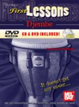 First Lessons Djembe Mattioli Book + Audio Sheet Music Songbook