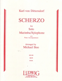 Dittersdorf Scherzo Boo Tuned Percussion Sheet Music Songbook
