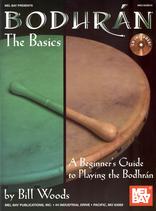 Bodhran The Basics Woods Book + Audio Sheet Music Songbook
