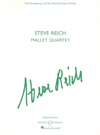 Reich Mallet Quartet Set Of Parts Sheet Music Songbook