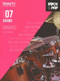 Trinity Rock & Pop 2018 Drums Grade 7 Sheet Music Songbook
