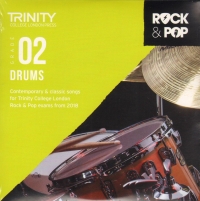 Trinity Rock & Pop 2018 Drums Grade 2 Cd Sheet Music Songbook