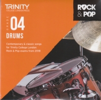Trinity Rock & Pop 2018 Drums Grade 4 Cd Sheet Music Songbook