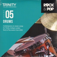 Trinity Rock & Pop 2018 Drums Grade 5 Cd Sheet Music Songbook
