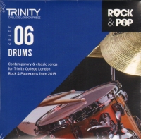 Trinity Rock & Pop 2018 Drums Grade 6 Cd Sheet Music Songbook