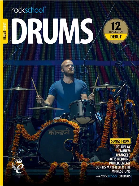 Rockschool Drums 2018-2024 Debut + Online Sheet Music Songbook