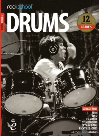 Rockschool Drums 2018-2024 Grade 5 + Online Sheet Music Songbook