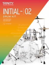 Trinity Drum Kit From 2020 Initial-grade 2 Sheet Music Songbook