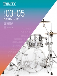 Trinity Drum Kit From 2020 Grades 3-5 Sheet Music Songbook