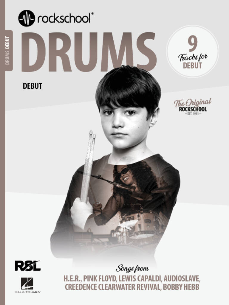Rockschool Drums 2024 Debut Sheet Music Songbook