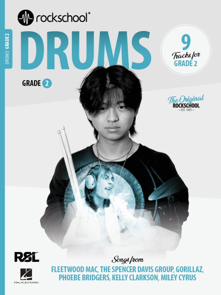 Rockschool Drums 2024 Grade 2 Sheet Music Songbook