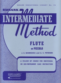 Rubank Intermediate Method Flute Peterson Sheet Music Songbook