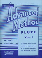 Rubank Advanced Method Vol 1 Voxman Flute Sheet Music Songbook