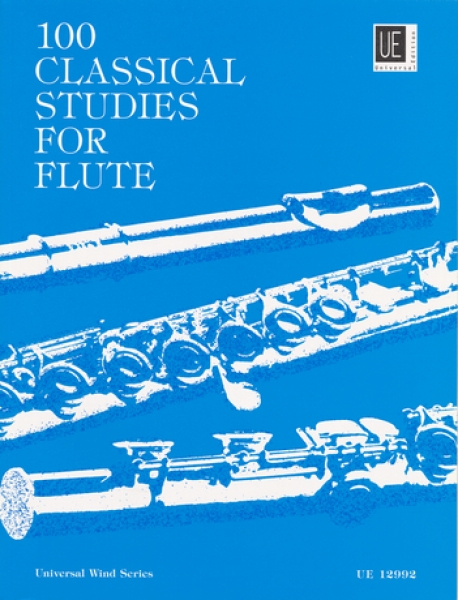 Vester 100 Classical Studies Flute Sheet Music Songbook
