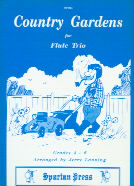 Country Gardens Arr Lanning Flute Trio Sheet Music Songbook