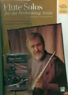 Flute Solos For The Performing Artist Book & Cass Sheet Music Songbook