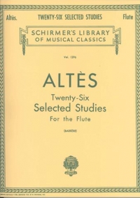 Altes 26 Selected Studies Flute Sheet Music Songbook