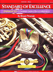 Standard Of Excellence Enhanced 1 Flute + Cdrom Sheet Music Songbook