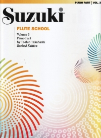 Suzuki Flute School Vol 3 Piano Accomps Revised Sheet Music Songbook