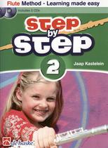 Step By Step 2 Flute Method Kastelein Book Cds Sheet Music Songbook