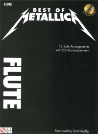 Best Of Metallica Flute Book & Cd Sheet Music Songbook