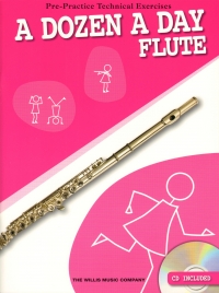 Dozen A Day Flute Book & Cd Sheet Music Songbook