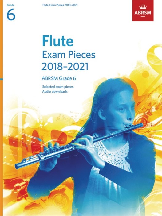Flute Exams Pieces 2018-21 Grade 6 +online Abrsm Sheet Music Songbook