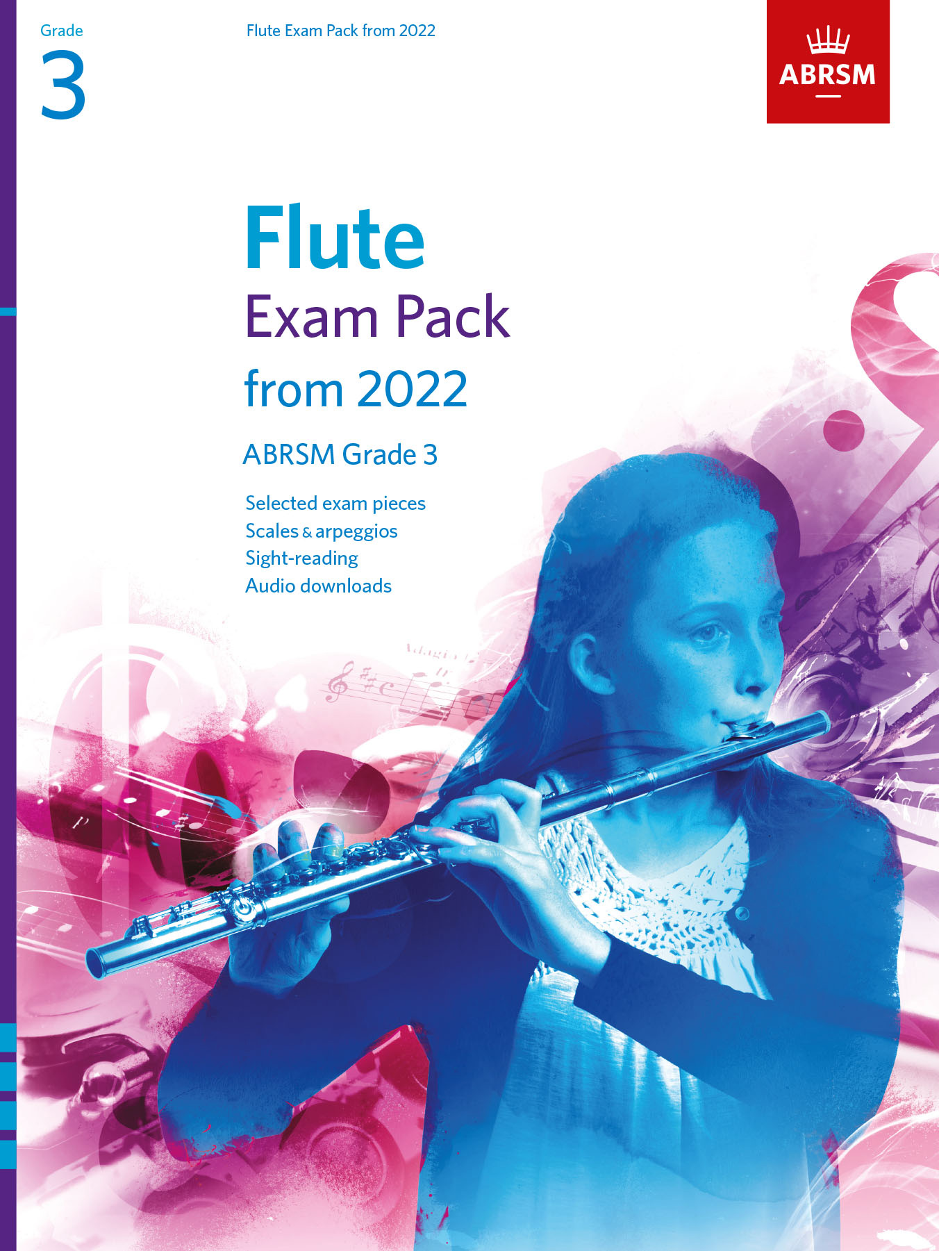 Flute Exam Pack From 2022 Grade 3 Complete Abrsm Sheet Music Songbook
