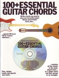 100 Plus Essential Guitar Chords Book & Cd Sheet Music Songbook