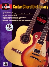 Basix Guitar Chord Dictionary Book & Cd Sheet Music Songbook