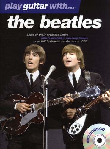 Beatles Play Guitar With Book & Cd Tab Sheet Music Songbook