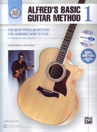 Alfred Basic Guitar Method 1 + Online Sheet Music Songbook