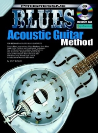 Progressive Blues Acoustic Guitar Method Book & Cd Sheet Music Songbook