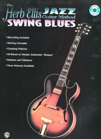 Herb Ellis Jazz Gtr Method Swing Blues Book & Cd Sheet Music Songbook