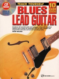 10 Easy Lessons Blues Lead Guitar Book & Cd Sheet Music Songbook