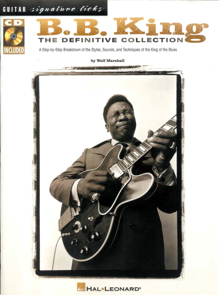 B B King Definitive Collection Signature Licks +cd Sheet Music Songbook
