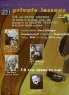 Acoustic Guitar Magazine Private Lessons Bk & 2 Cds Sheet Music Songbook