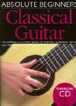 Absolute Beginners Classical Guitar Goodwin + Cd Sheet Music Songbook