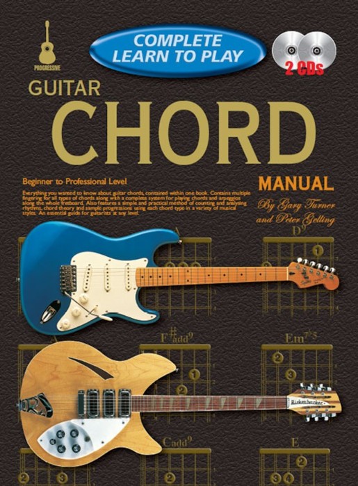 Complete Learn To Play Guitar Chord Manual + Cd Sheet Music Songbook