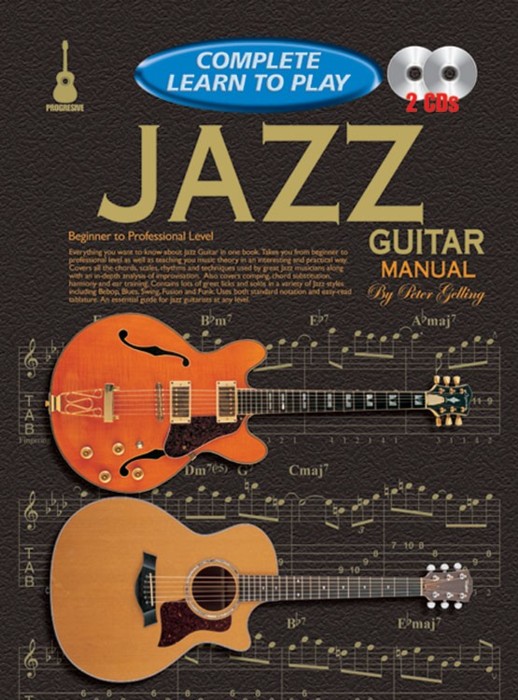  Complete Learn To Play Jazz Guitar Manual +audio Sheet Music Songbook
