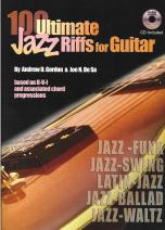 100 Ultimate Jazz Riffs Guitar Gordon Book & Cd Sheet Music Songbook