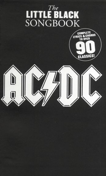 Ac/dc Little Black Songbook Guitar Sheet Music Songbook