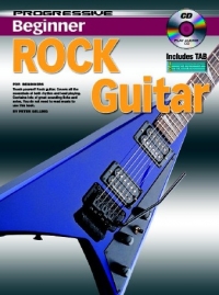 Progressive Beginner Rock Guitar Book & Cd Sheet Music Songbook